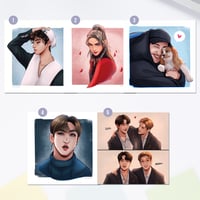 Image 2 of Stray Kids Square Prints