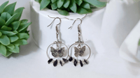 Image 1 of Butterfly dangle earrings 