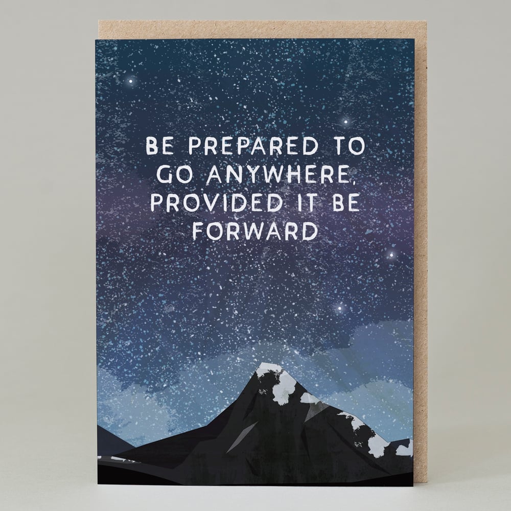 Image of Go anywhere - Starry (Card)