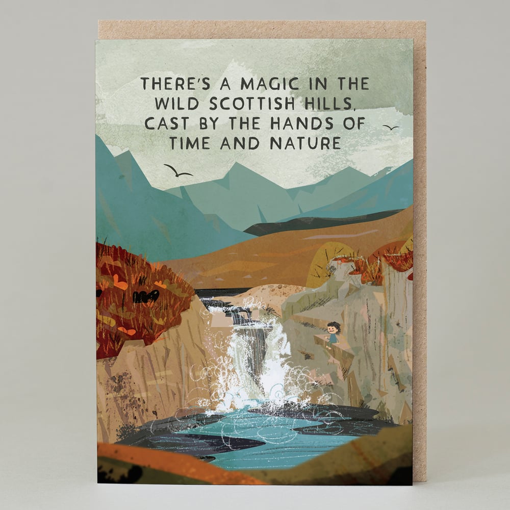 Image of 'Magic in the wild hills' Card