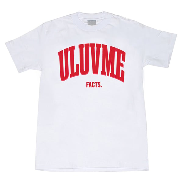 Image of UluvMe Facts (White T-Shirt)