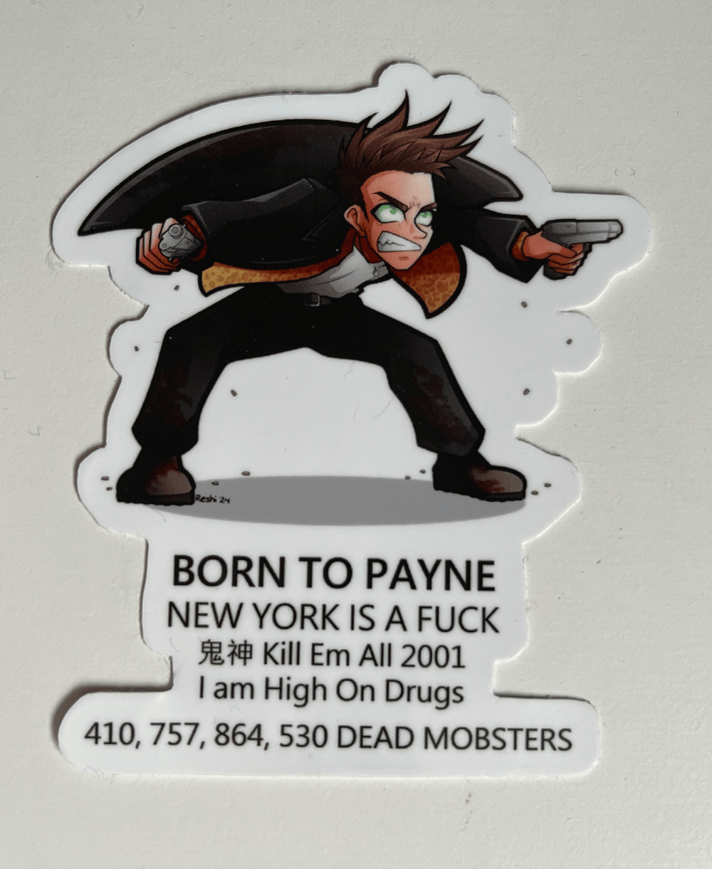 Image of Max Payne sticker