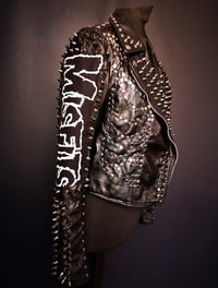 Image 8 of CUSTOM MADE MISFITS FAUX LEATHER JACKET 