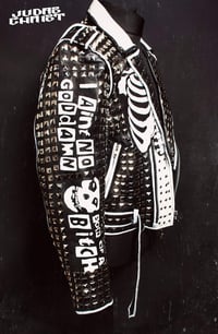 Image 8 of MISFITS CUSTOM PUNK BIKER JACKET