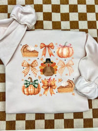 Thanksgiving Coquette Sweatshirt 