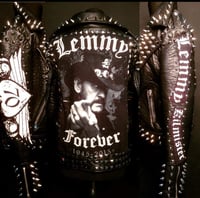 Image 8 of CUSTOM MADE MOTORHEAD FAUX LEATHER JACKET 