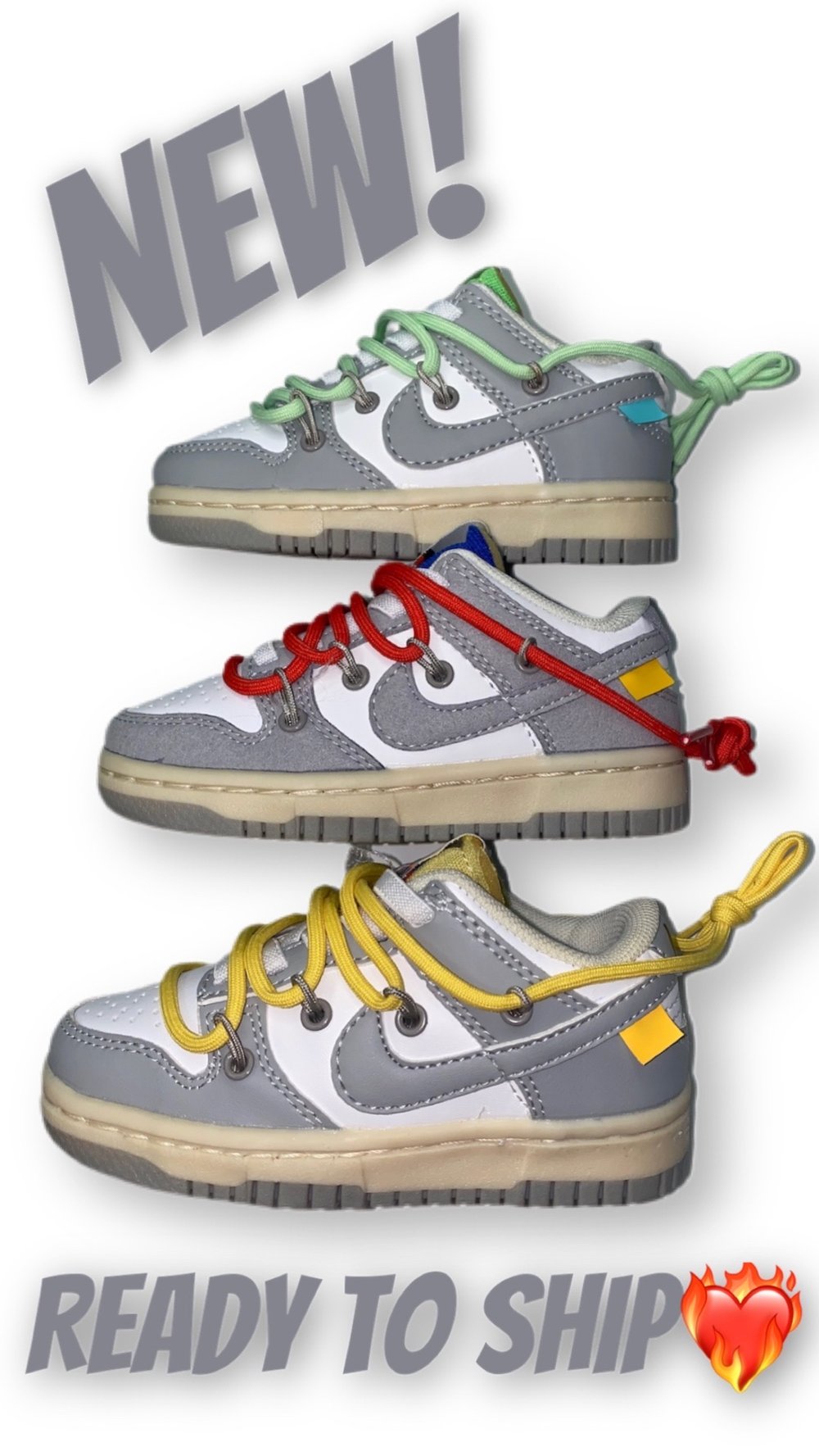 Image of NEW ❤️‍🔥❤️‍🔥 PRE-ORDER ALL SIZES! 9c-3Y