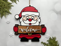 Image 1 of Personalized Santa Ornament