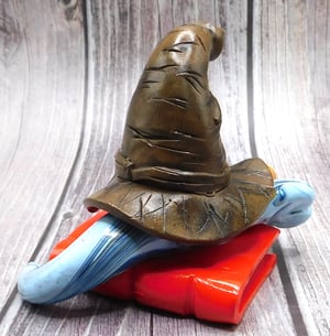 Image of Albus the Mini Mon and Sorting Hat