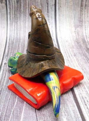 Image of Rubeus the Mini Mon and Sorting Hat