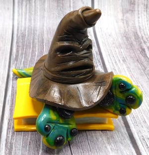 Image of Cedric the Mini Mon and the Sorting Hat