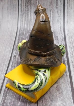 Image of Newt the Mini Mon and Sorting Hat