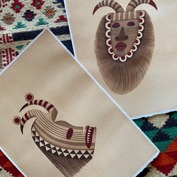 Image of Prints Máscaras