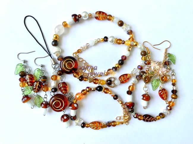 fall autumn jewelry set! 