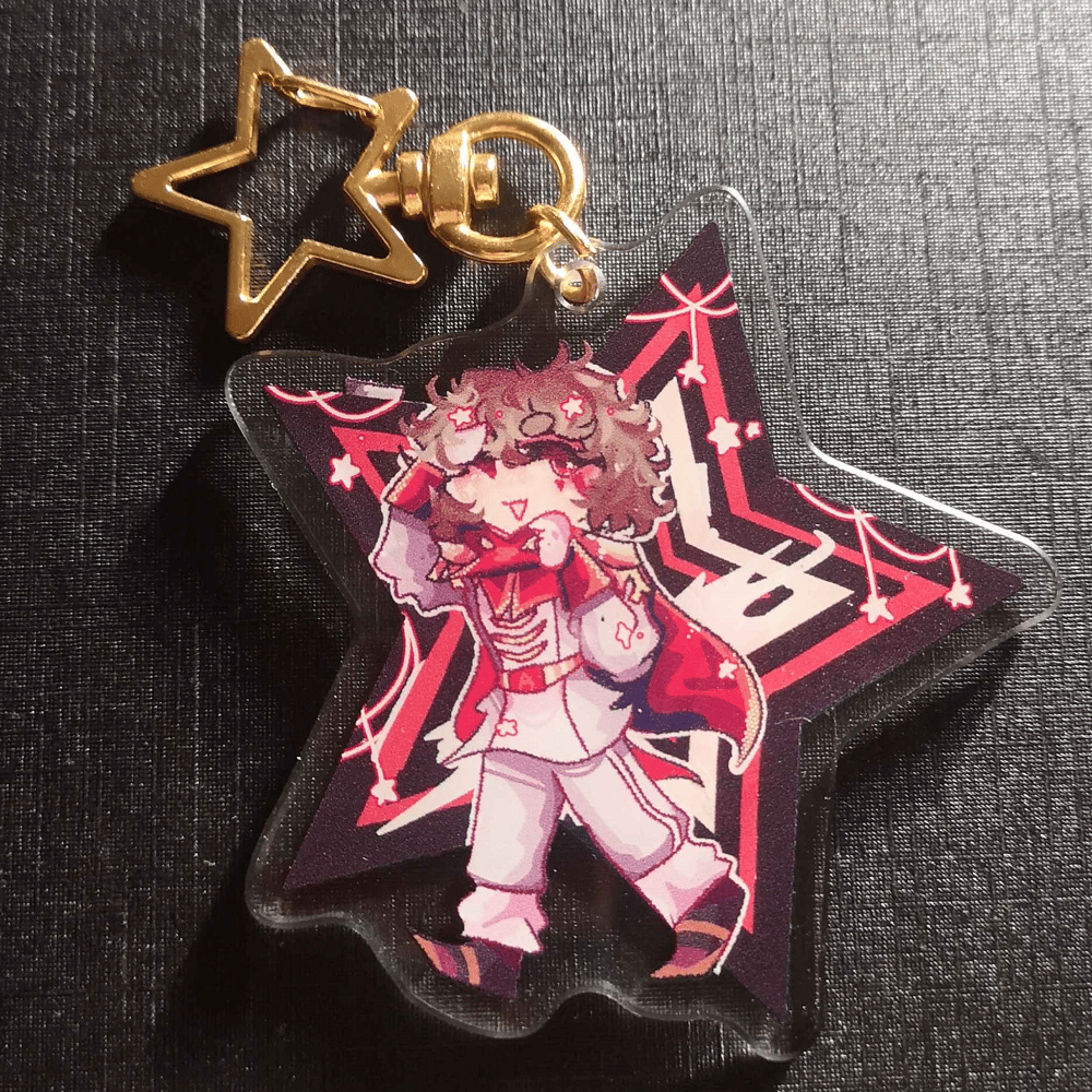 Image of JOKER AND CROW PERSONA 5 KEYCHAINS