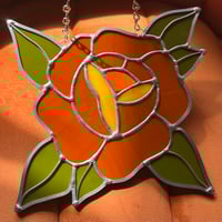 Image 2 of opaque orange rose