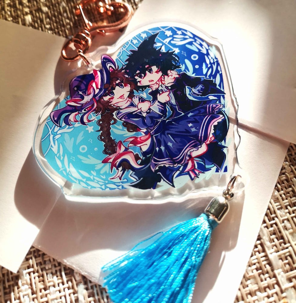 Image of WADANOHARA AND SAMEKICHI KEYCHAIN