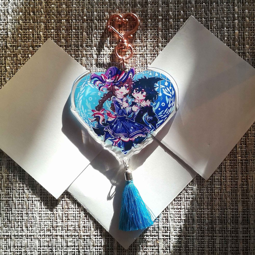 Image of WADANOHARA AND SAMEKICHI KEYCHAIN