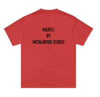 Image 2 of Metalwood x Maxfli Global T-Shirt Red Tomato [2024]