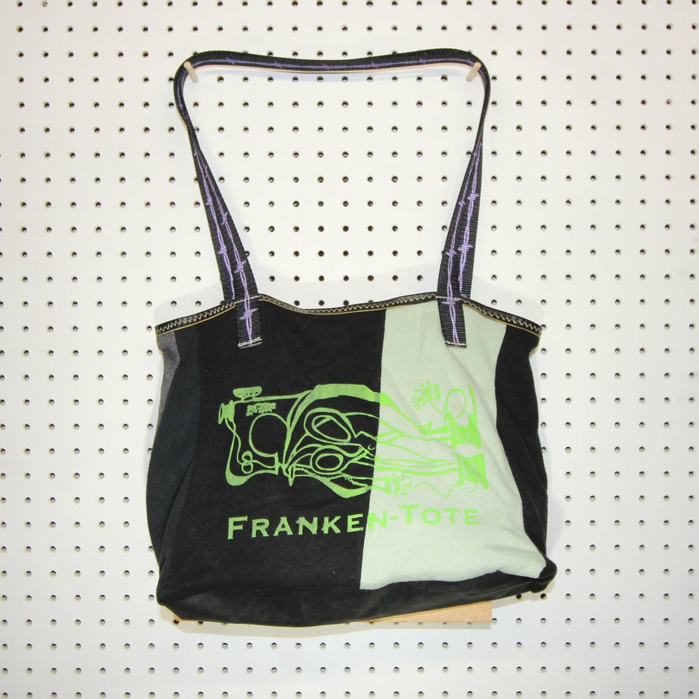 Frankentote - black / green / pink