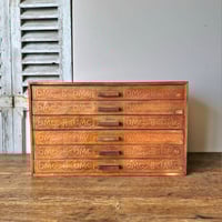Image 2 of MEUBLE DE MERCERIE DMC DES ANNEES 1920