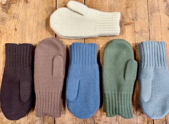 Image of Cashmere Mittens and Fingerless Gloves(6 Colors)