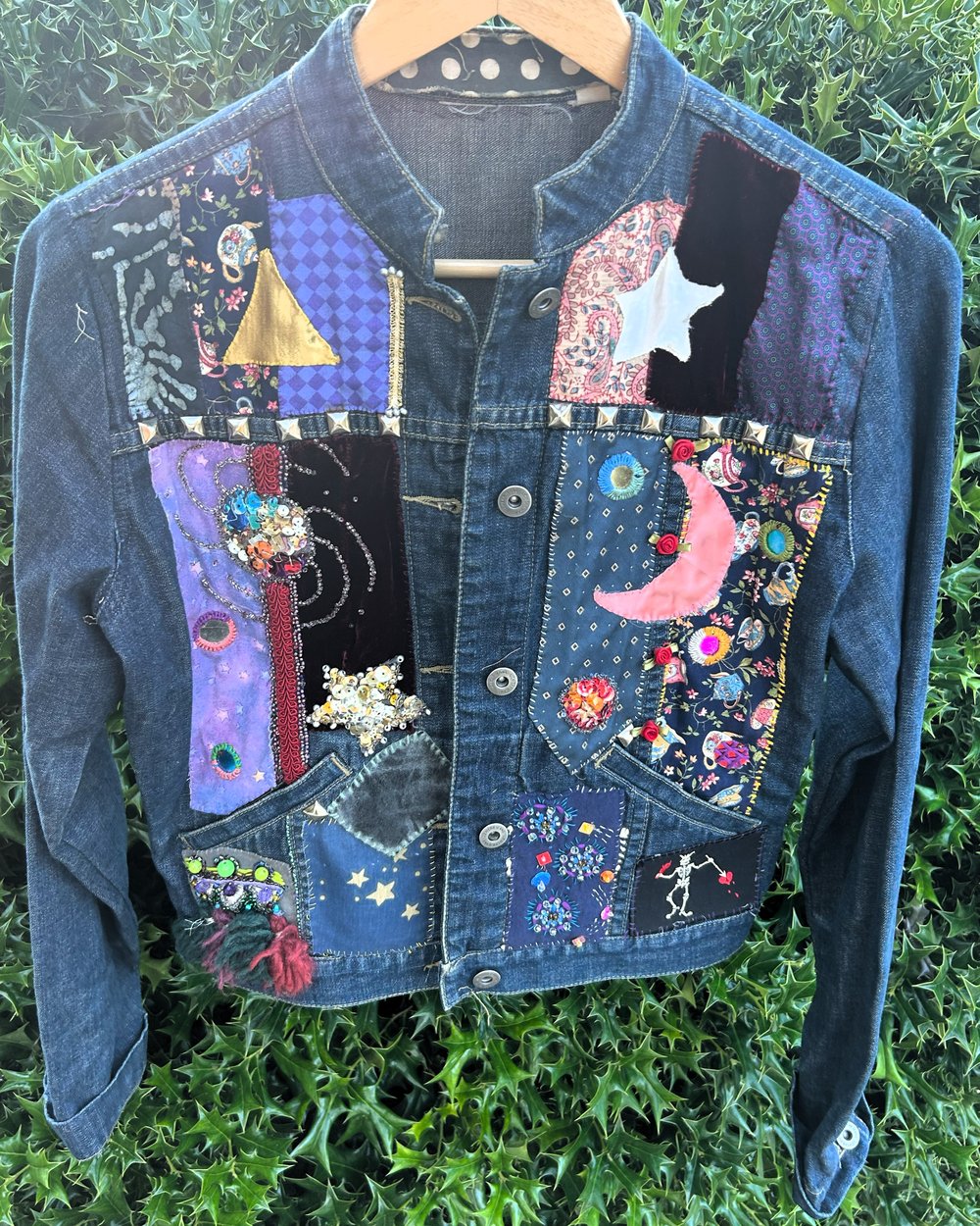 Image of Hand-Decorated Denim Jackets