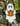 Little Ghost and Pumpkin (Solid White and Orange)