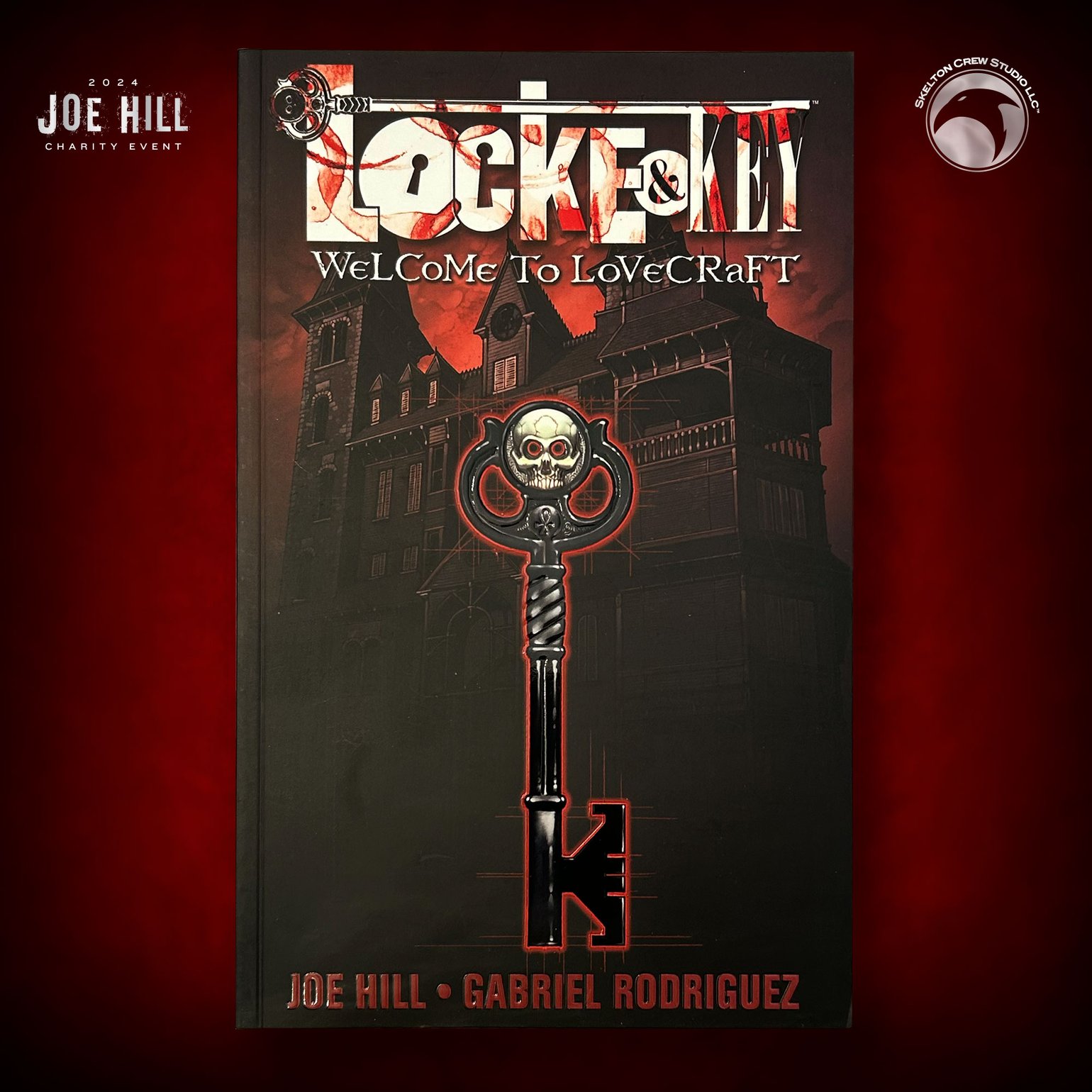 Image of JOE HILL 2024 CHARITY EVENT 2: SIGNED Locke & Key Welcome to Lovecraft Vol. 1 TPB