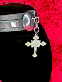 Image 4 of Crucifix Concho Choker