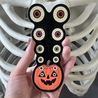 pumpkin peepers vinyl sticker