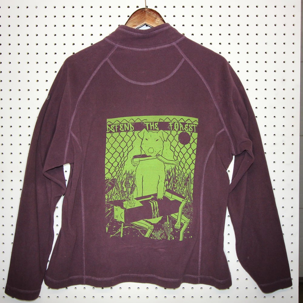 Defend the Forest Maroon Fleece