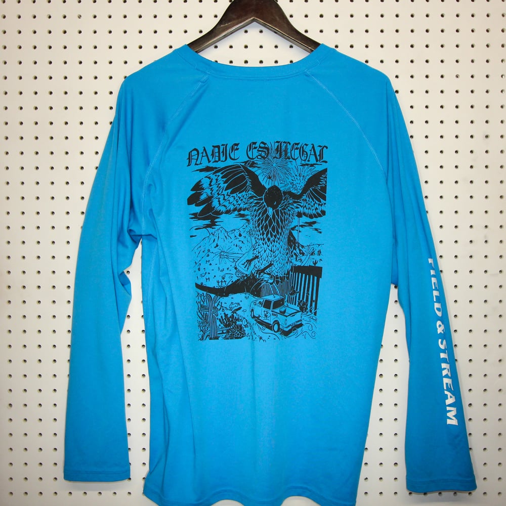 Nadie Es Ilegal Blue Longsleeve