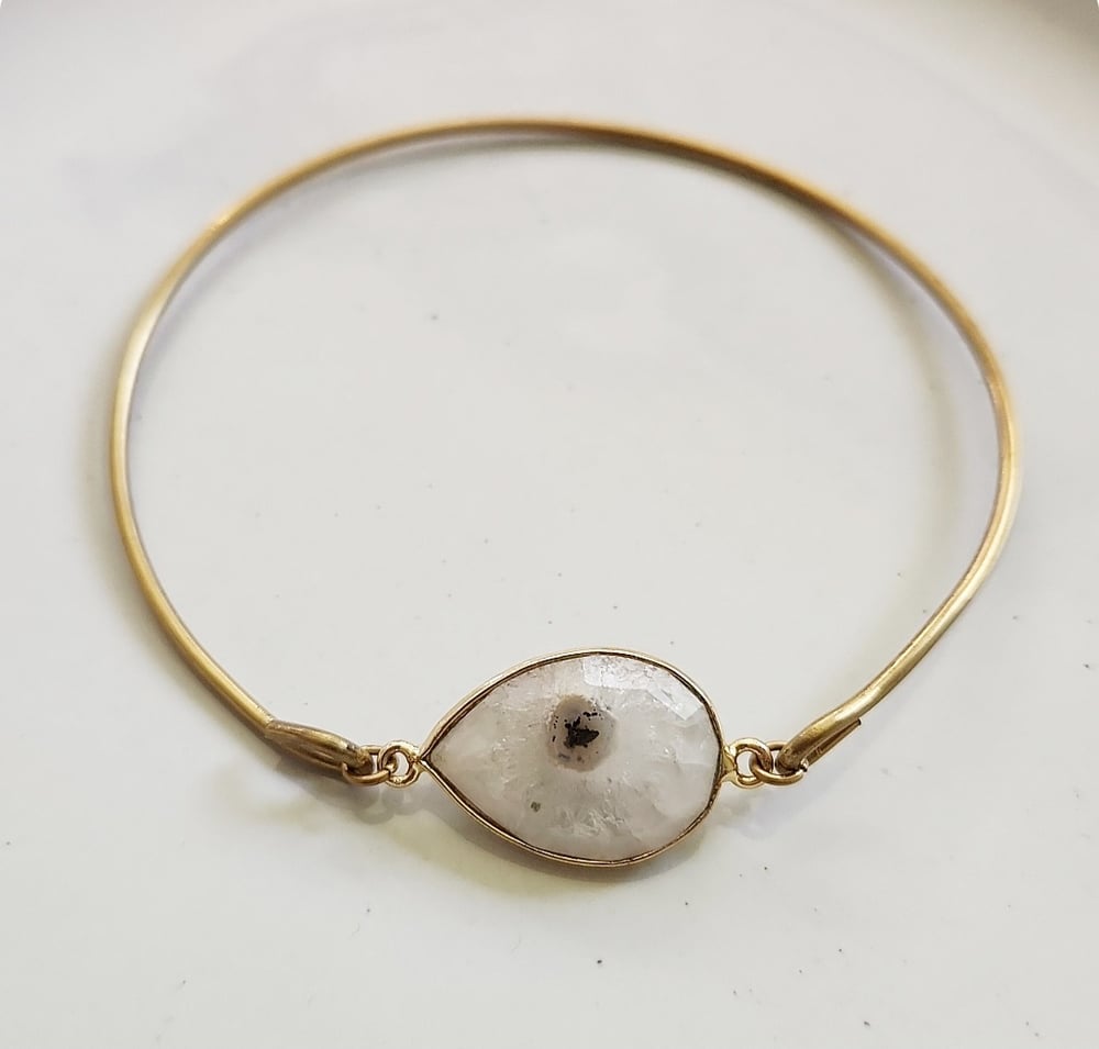 Image of Autumn Gemstone Bangle Bracelets