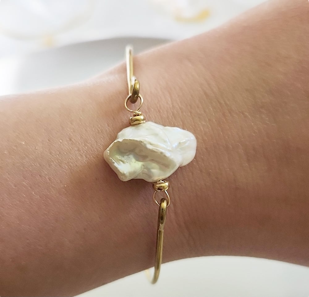 Image of Autumn Gemstone Bangle Bracelets
