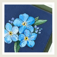 Image 5 of Forget me Nots : Original Art by Heather Lacroix
