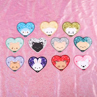 TBZ The Toyz Heart Stickers