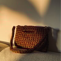 Image 1 of PALM BEACH CLUTCH - ESPRESSO