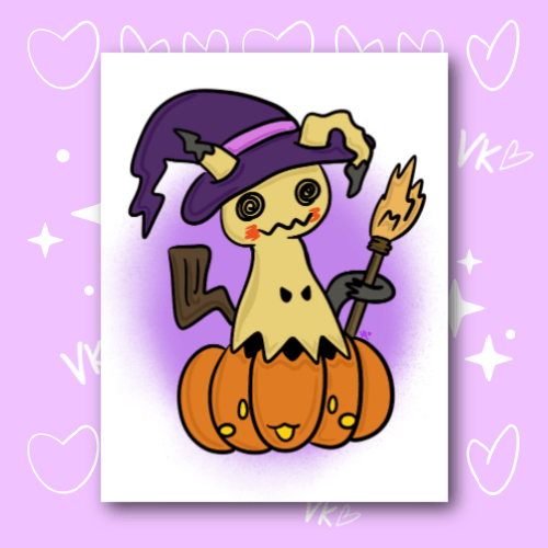 Image of A Spooky Mimikyu | Print