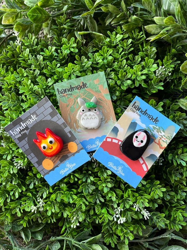 Image of Anime Handmade Clay Pins