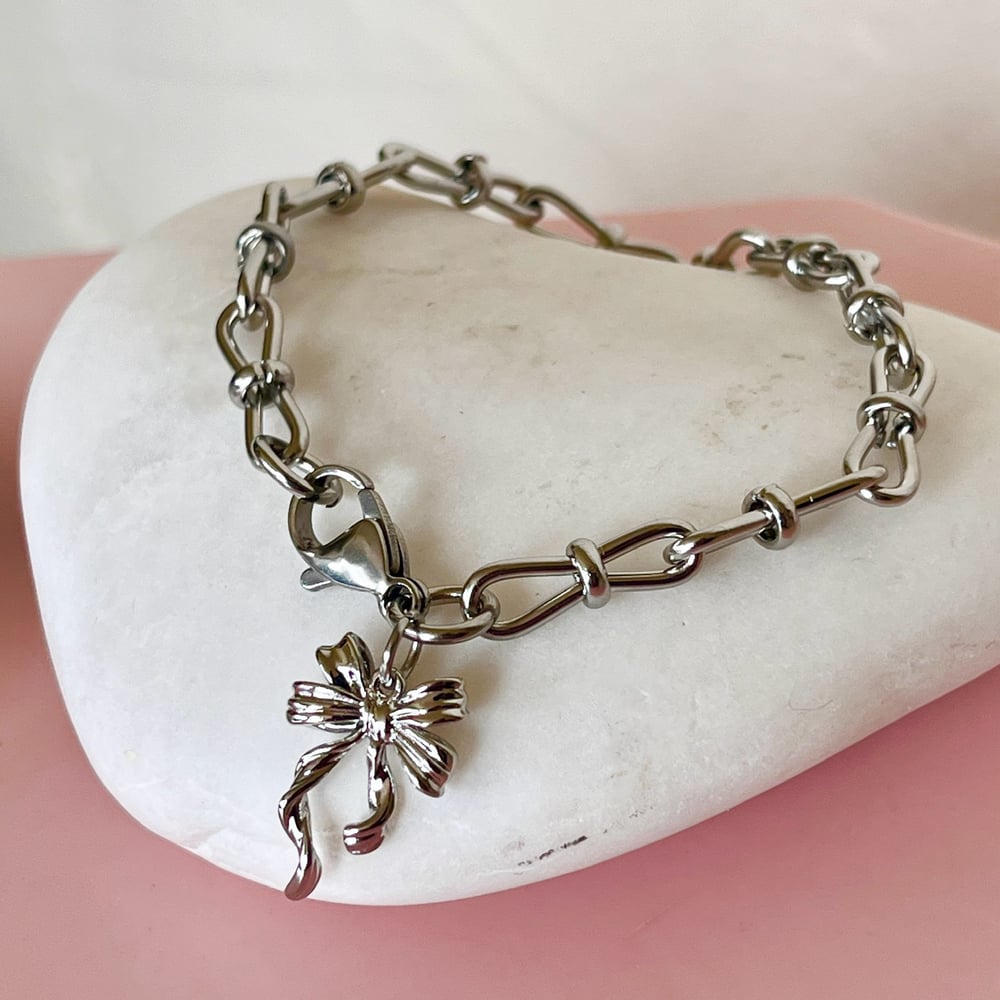 Image of Chunky Bow and Bow Bracelet