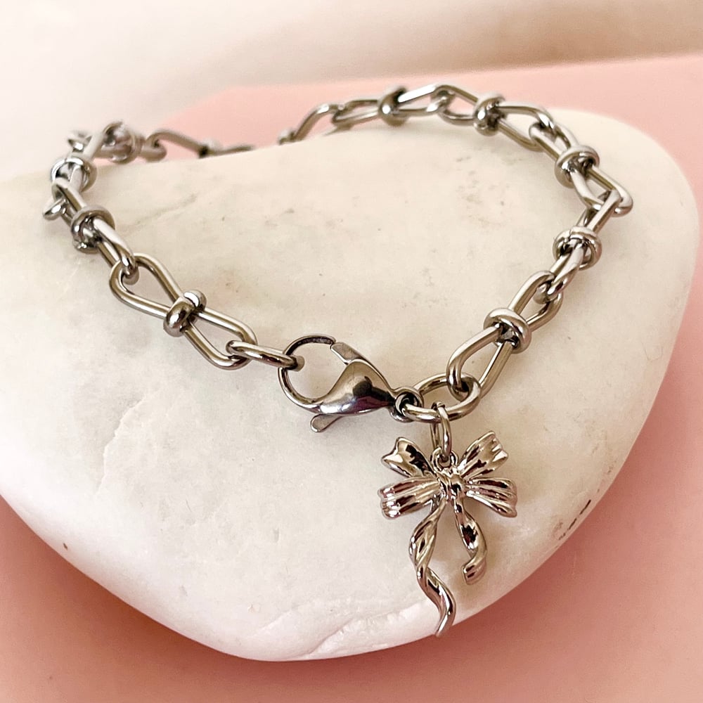 Image of Chunky Bow and Bow Bracelet