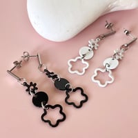 Image 4 of Midi Multi Flower Drop - Black or White