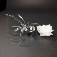 Image 5 of Clear opal spider figurine 