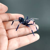 Image 4 of  Blue spider figurine 