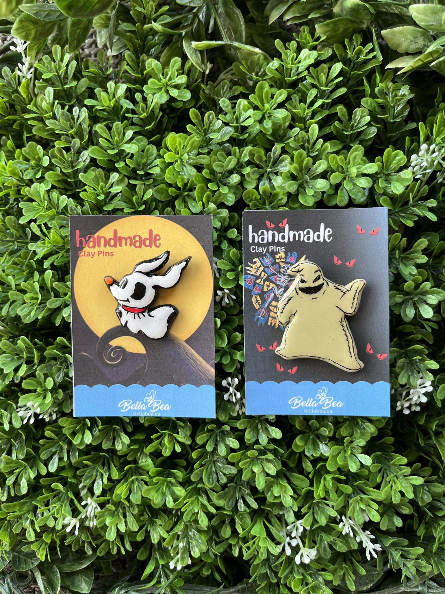 Image of Nightmare Before Christmas Handmade Clay Pins