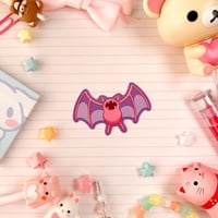 Image 4 of Ultra Glossy Pink Zubat Bat Vinyl Sticker