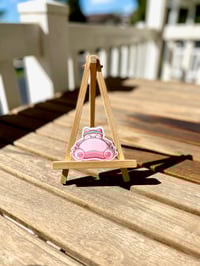Image 4 of Ultra Glossy Pink Workout Snorlax Sticker