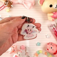 Image 7 of Acrylic Pink Mimi Kyu Day Spooky Keychain