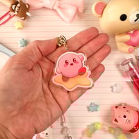 Image 6 of Acrylic Kirby on a Star Keychain